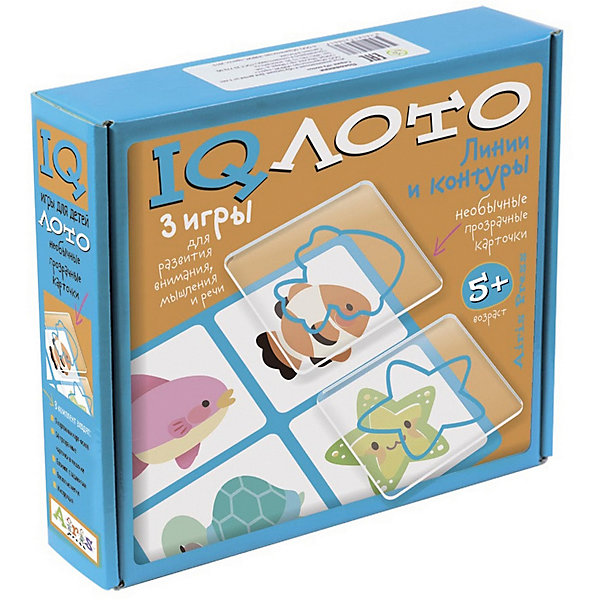 

Лото 3 в 1 "Линии и контуры", 5+, Разноцветный