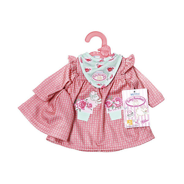 Zapf Creation Одежда для куклы my first Baby Annabell Zapf Creation розового цвета, 36 см