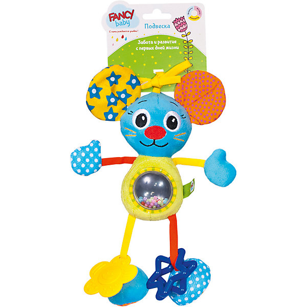 

Игрушка-подвеска Fancy Baby "Мышонок, Голубой, Игрушка-подвеска Fancy Baby "Мышонок"