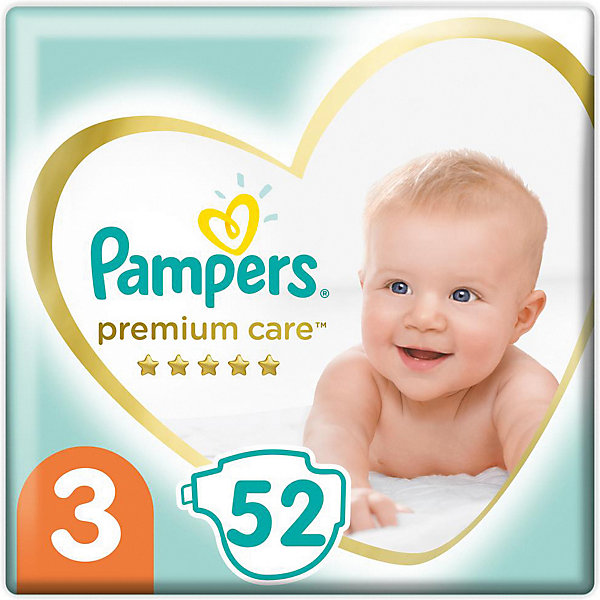 

Подгузники Pampers Premium Care 6-10 кг, 52 шт