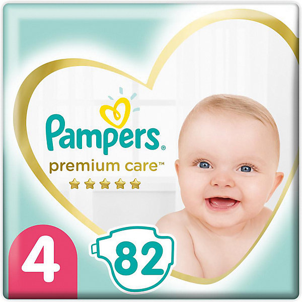 Подгузники Premium Care 9-14 кг, 82 шт Pampers 8541664