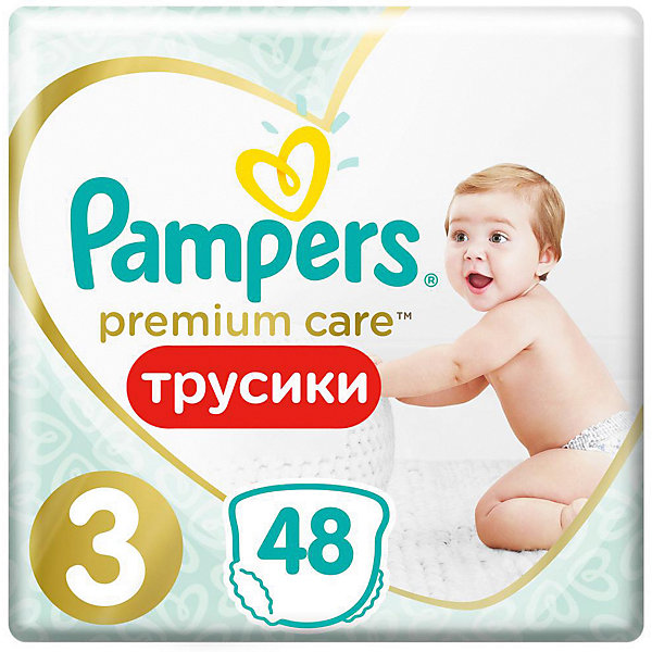 

Трусики Pampers Premium Care 6-11 кг, размер 3, 48 шт.