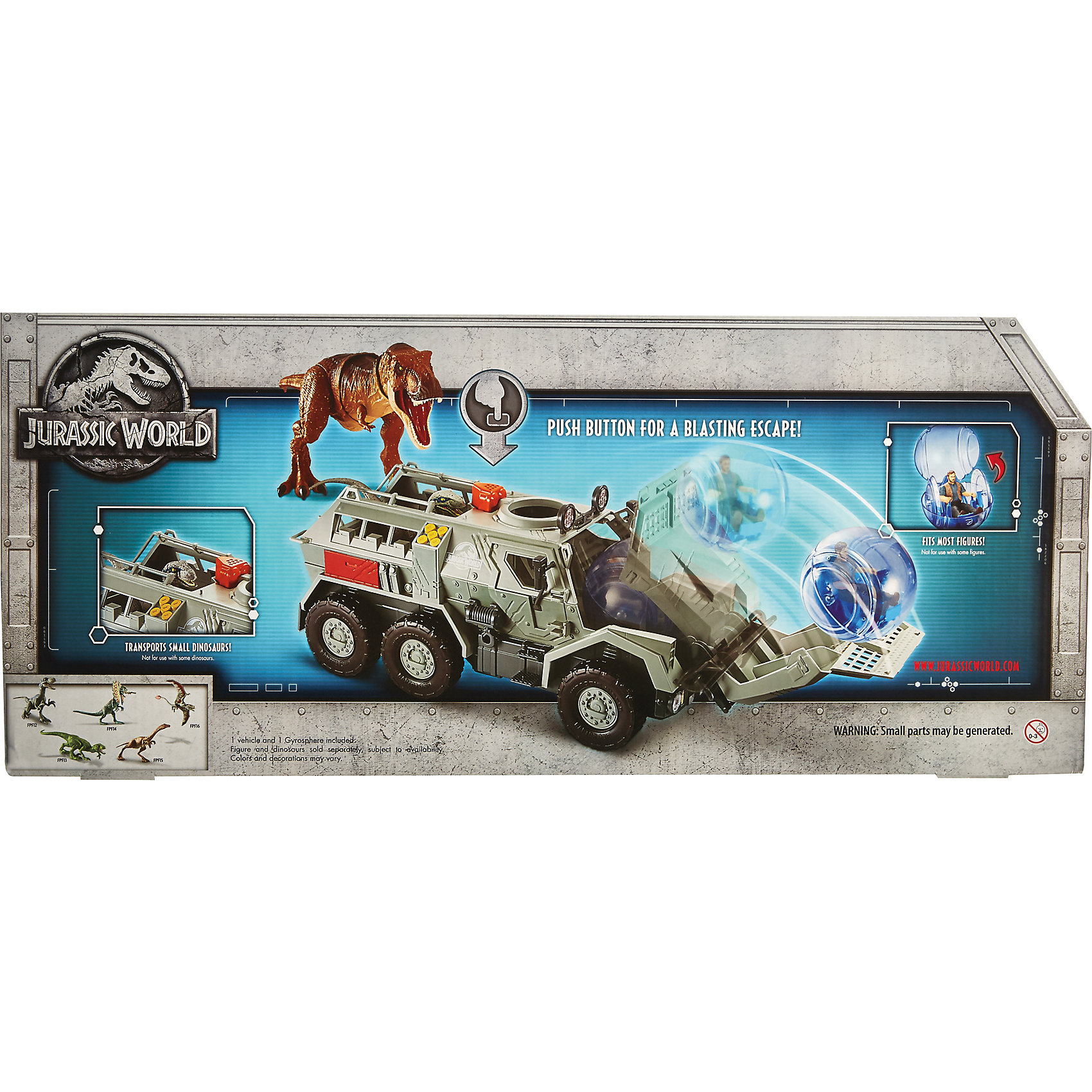 фото Машинка Jurassic World "Броневик" Mattel