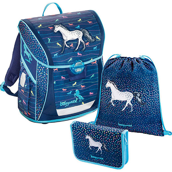 

Ранец с наполнением Hama "BaggyMax Fabby" Modern Horse, Синий