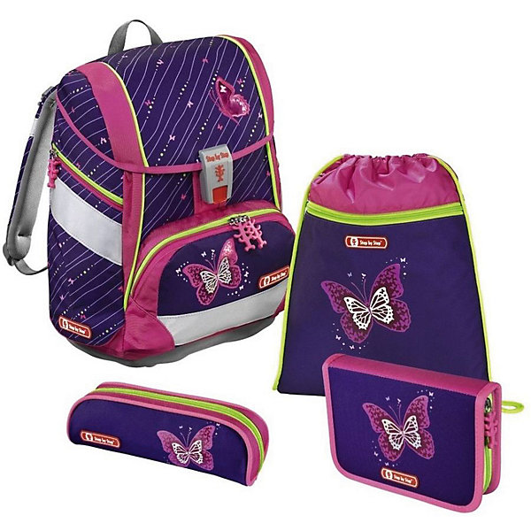 Ранец-рюкзак с наполнением Hama Step By 2in1 Shiny Butterfly 8582356