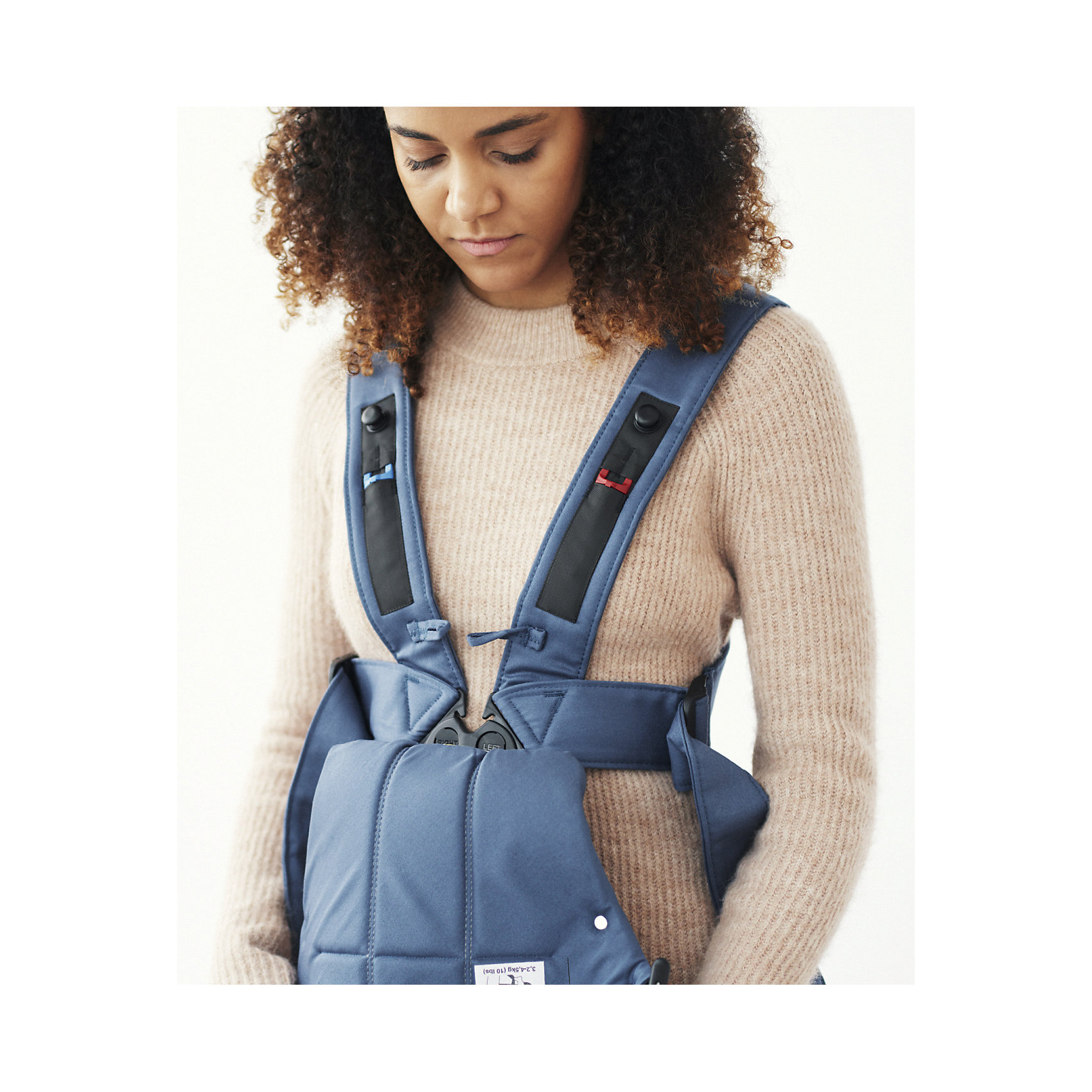 фото Рюкзак-кенгуру BabyBjorn Mini Cotton индиго