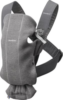 Рюкзак-кенгуру BabyBjorn Mini Cotton Jersey , тёмно-серый, артикул:8584421 - Всё для мам Рюкзак-кенгуру BabyBjorn Mini Cotton Jersey , тёмно-серый, артикул:8584421 - Всё для мам