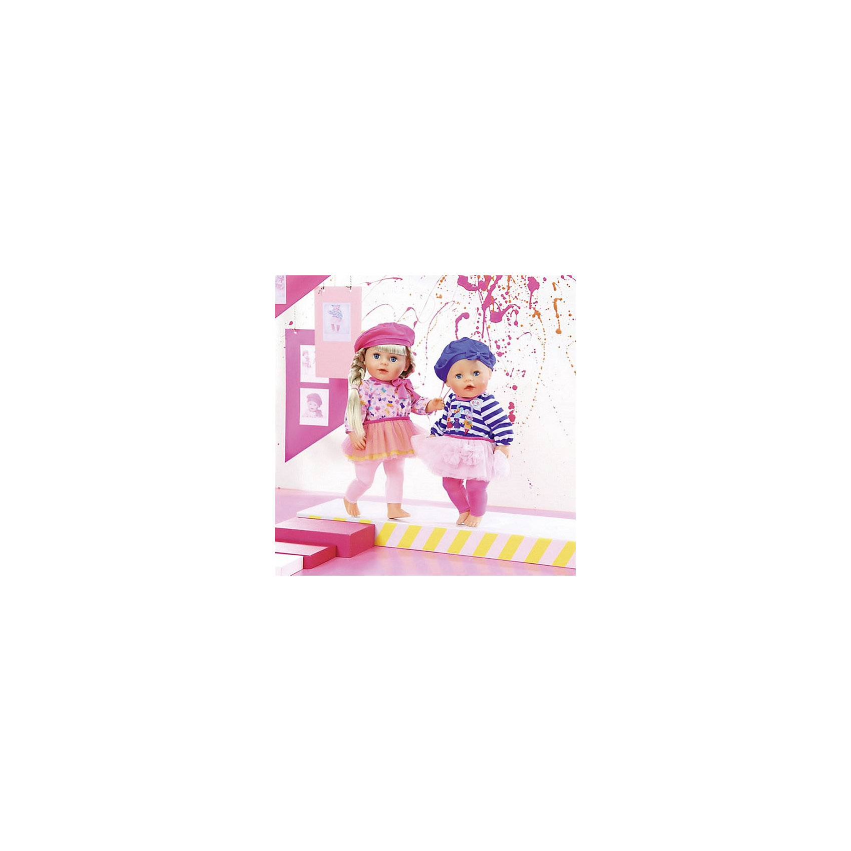 Одежда для куклы BABY born "В погоне за модой", розового цвета Zapf Creation 8596874