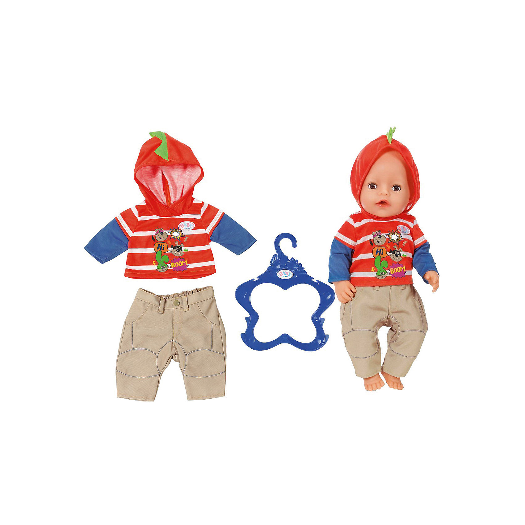 фото Одежда для мальчика BABY born оранжево-синяя Zapf creation