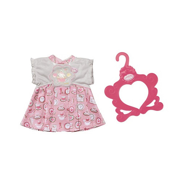 

Платье Baby Annabell бело - розовое, Розовый