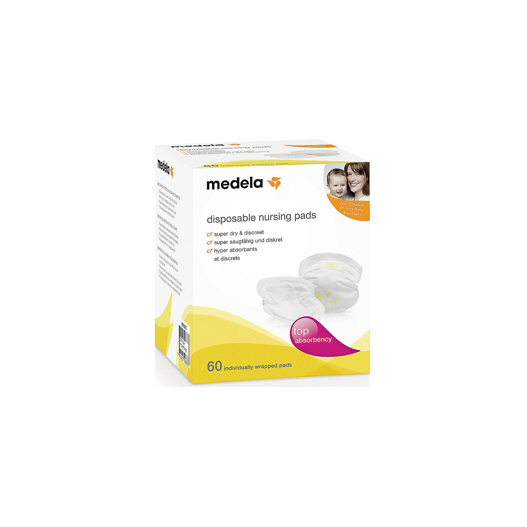 фото Прокладки одноразовые грудные Medela 60 шт.