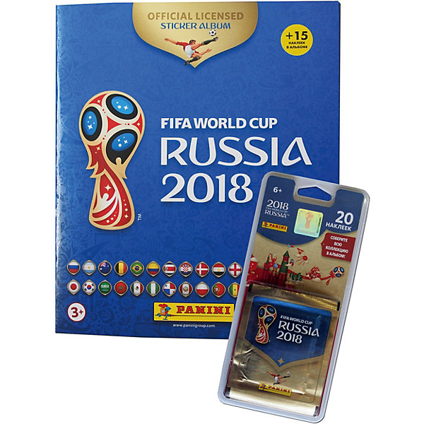 Panini Альбом с 15 наклейками + 4 пакета по 5 наклеек Panini 