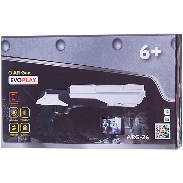 

Бластер с дополненной реальностью Evoplay "AR Gun", серый, Разноцветный