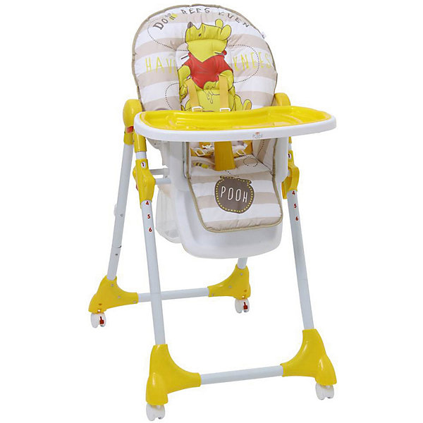 

Стульчик для кормления Polini 470 Медвежонок Винни "Чудесный день" Disney baby, желтый