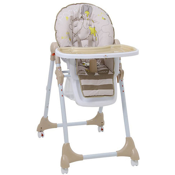 

Стульчик для кормления Polini 470 "Медвежонок Винни и его друзья" Disney baby, макиато, Бежевый/коричневый