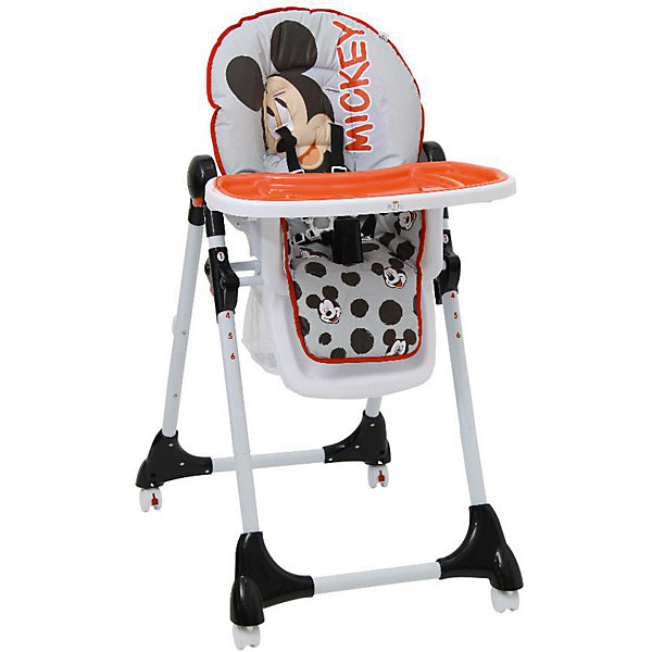 

Стульчик для кормления Polini 470 "Микки Маус" Disney baby, серый
