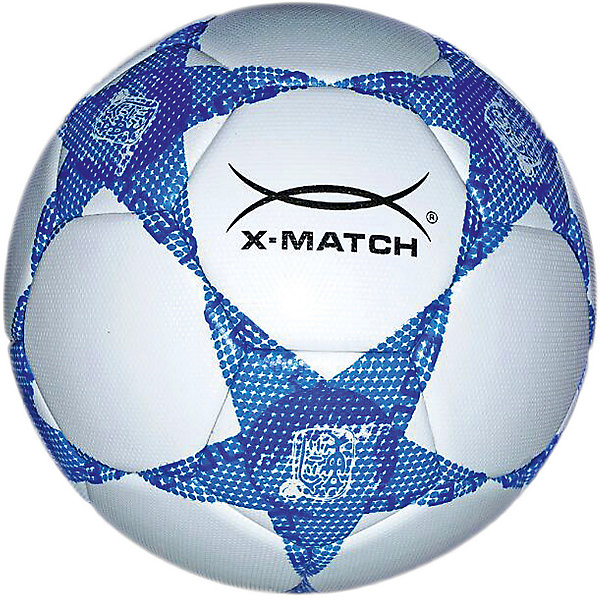 

Футбольный мяч X-Match ламинированный, 23 см, Синий/белый