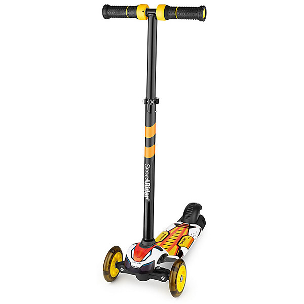 

Трехколесный самокат Small Rider Turbo со светящимися колесами, оранжевый, Трехколесный самокат Small Rider Turbo со светящимися колесами,