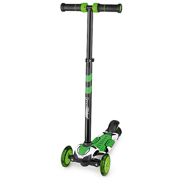

Трехколесный самокат Small Rider Turbo со светящимися колесами, зеленый, Трехколесный самокат Small Rider Turbo со светящимися колесами,