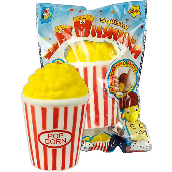 

Игрушка-антистресс 1Toy "Мммняшка" Попкорн, Разноцветный