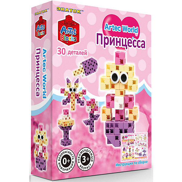 

Конструктор Знаток "Artec Bloks" Принцесса, 30 деталей