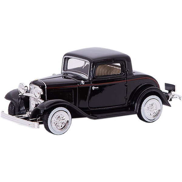 

Коллекционная машинка Autotime Ford Coupe 1932, 1:43, черная, Черный