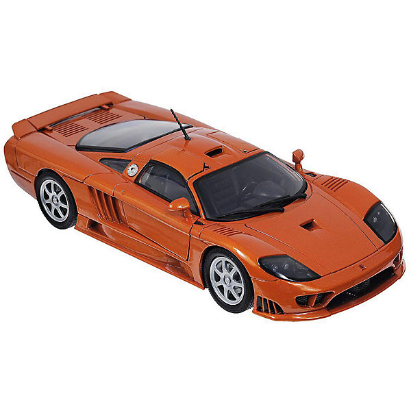 Autotime Коллекционная машинка Autotime Saleen S7, 1:18, оранжевая