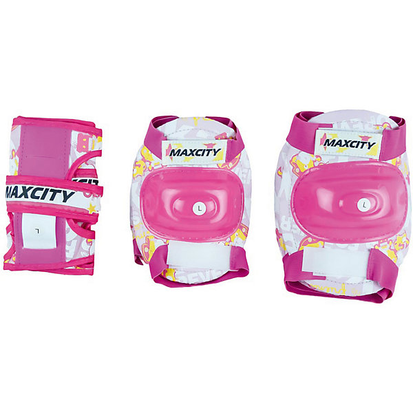 

Комплект защиты MaxCity Teddy, розовый