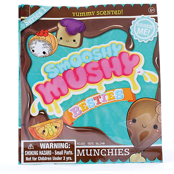 

Игрушка-антистресс Smooshy Mushy Besties "Вкусняшки", Munchies, Разноцветный