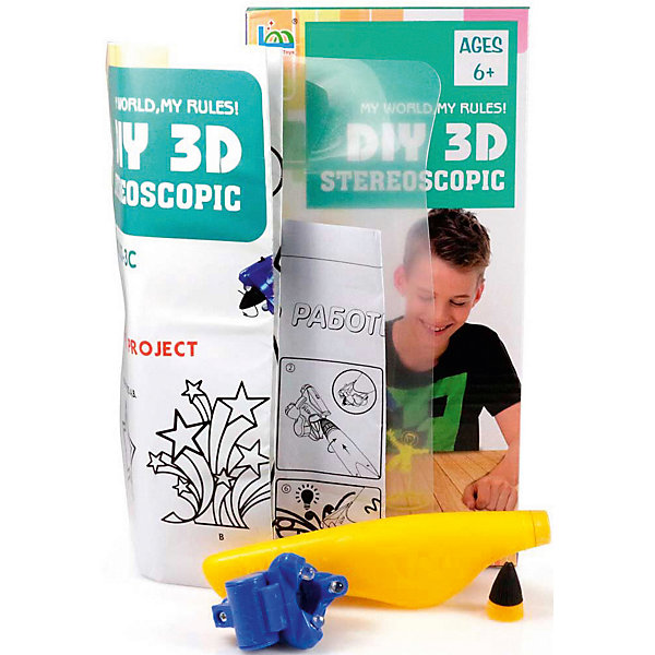 

3Д ручка DIY 3D Stereoscopic "3D Magic Glue" Космический корабль 1 ручка, Разноцветный