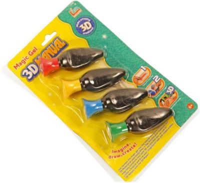 Гели для 3D Принтера DIY 3D Stereoscopic, 4 шт., артикул:8650395 - 3D ручки Гели для 3D Принтера DIY 3D Stereoscopic, 4 шт., артикул:8650395 - 3D ручки