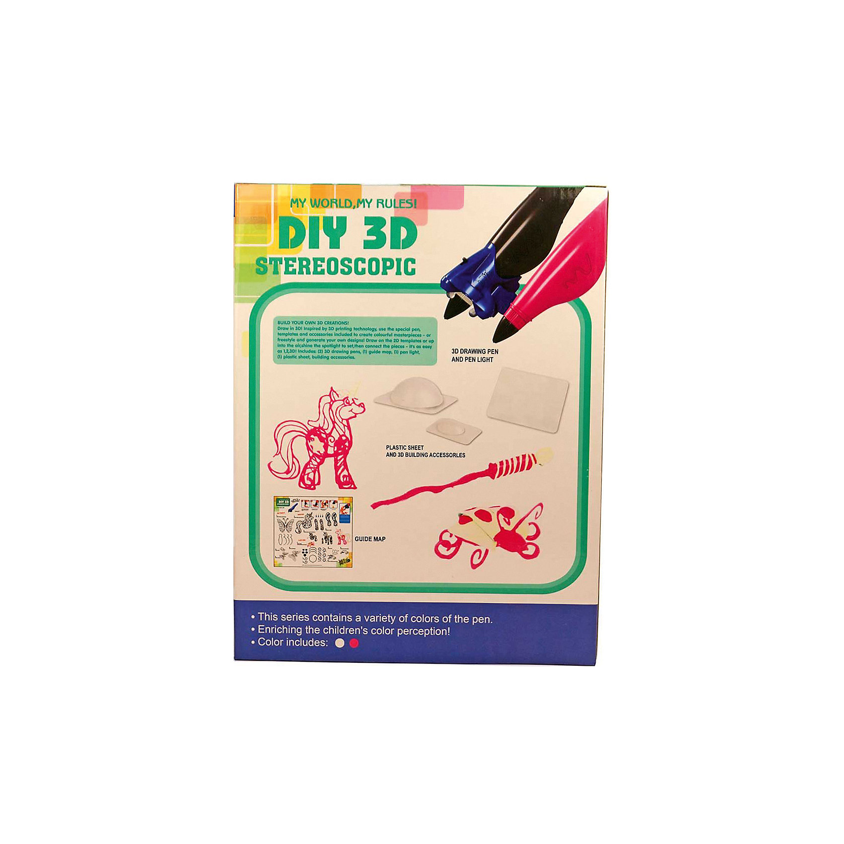 фото 3Д ручка DIY 3D Stereoscopic "3D Magic Glue" Бабочка, 2 ручки