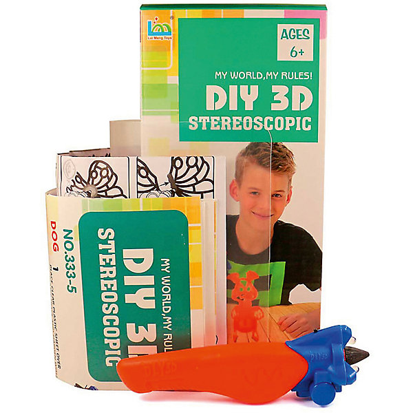 3Д ручка DIY "3D Magic Glue" Поросёнок, 1 ручка 3D Stereoscopic 8650413
