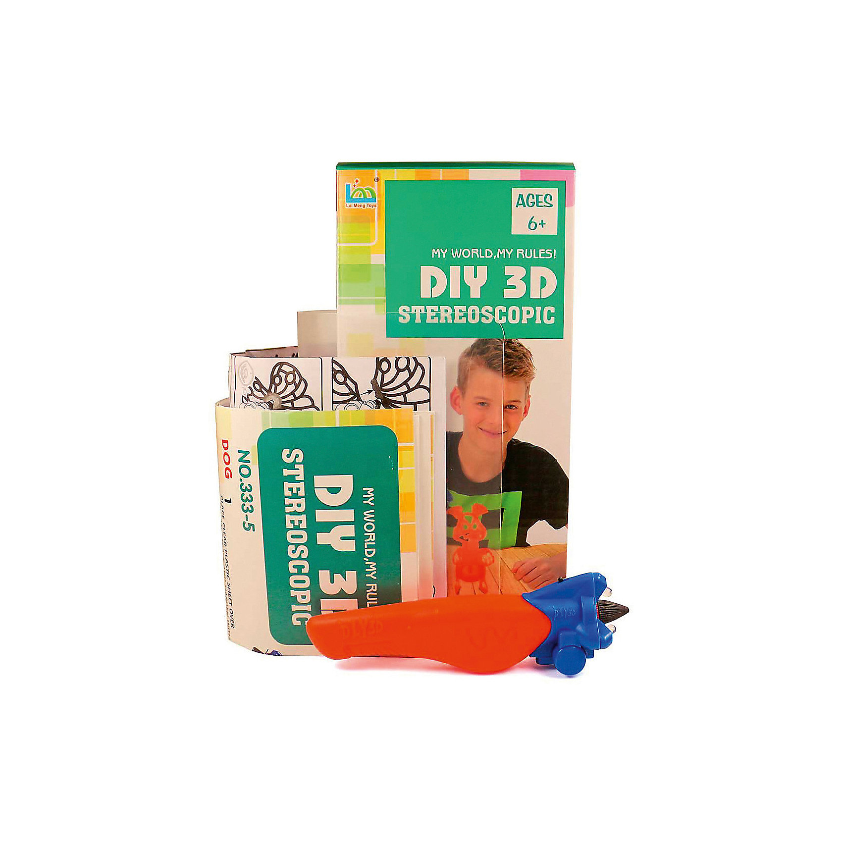 фото 3Д ручка DIY 3D Stereoscopic "3D Magic Glue" Поросёнок, 1 ручка