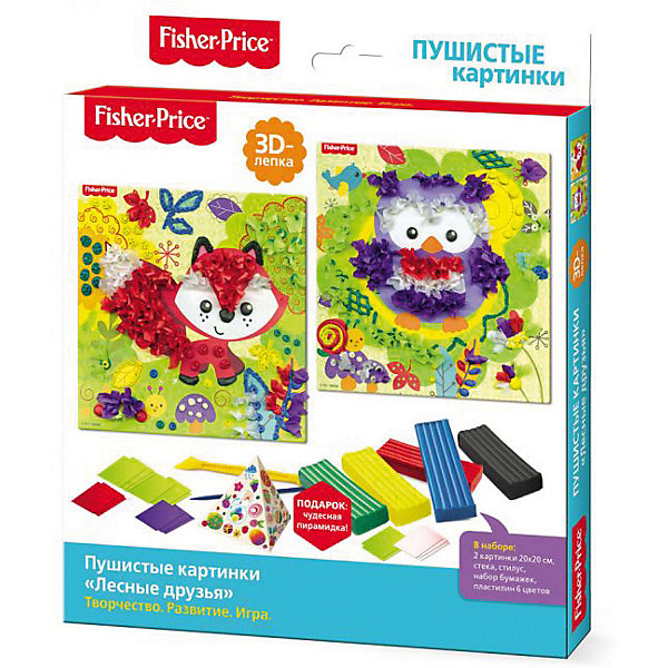 

Набор для 3D-лепки Origami "Fisher-Price" Лесные друзья, Красный/зеленый