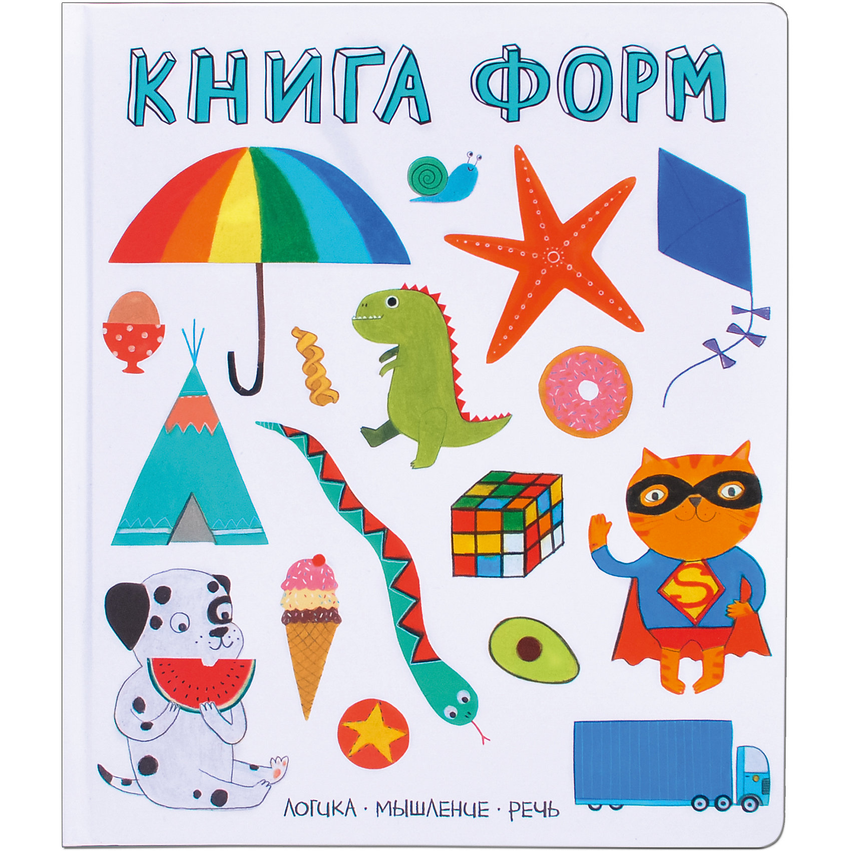 фото Развивающая книга "Слова в картинках" Книга форм Мозаика-синтез