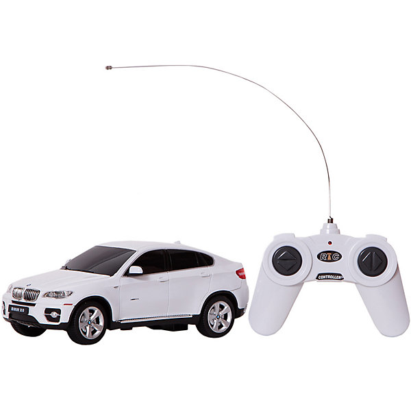 

Радиоуправляемая машина Rastar "BMW X6" 1:24, белая, Белый