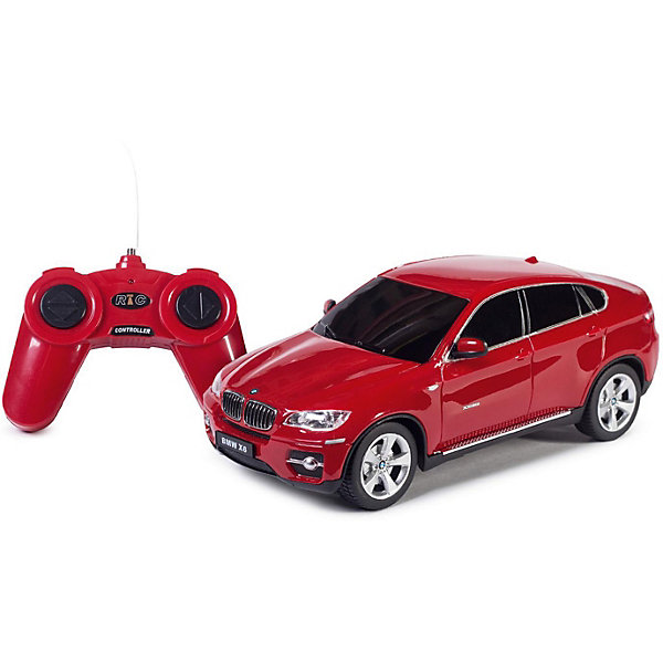 

Радиоуправляемая машина Rastar "BMW X6" 1:24, красная, Красный