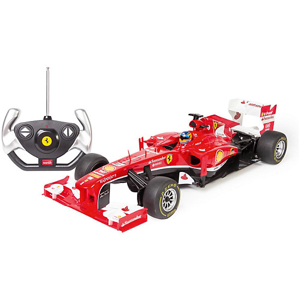 

Радиоуправляемая машина Rastar "Ferrari F1" 1:12, красная, Красный