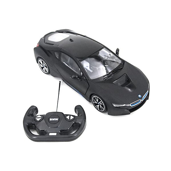 Радиоуправляемая машина "BMW i8" 1:14, чёрная матовая Rastar 8657474