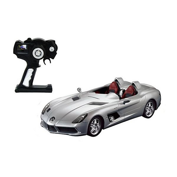 

Радиоуправляемая машина Rastar "Mercedes-Benz SLR" 1:12, серебряная, Серебряный