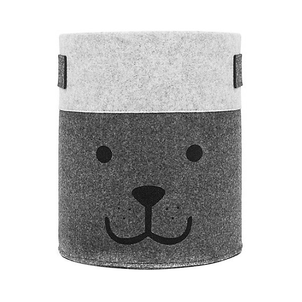 

Корзинка большая из фетра, Grey (Серый)