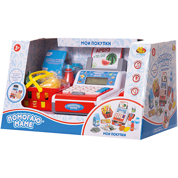 

Игровой набор ABtoys "Помогаю Маме" Касса, в наборе с продуктами и аксессуарами, 40 предметов, Разноцветный, Игровой набор ABtoys "Помогаю Маме" Касса, в наборе с продуктами и аксессуарами, 40 предметов