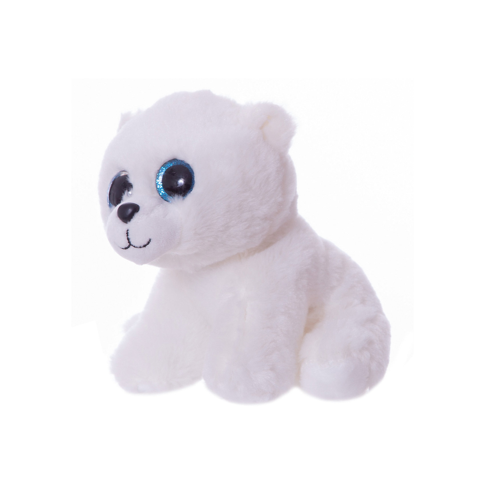 фото Мягкая игрушка ABtoys Полярный медвежонок белый, 15 см