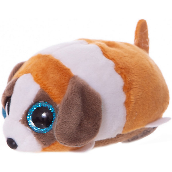 

Мягкая игрушка ABtoys Собачка коричневая с белым, 10 см, Коричнево-белый