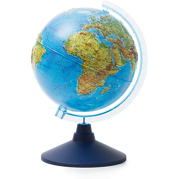 Глобус Земли , физический рельефный, 210мм. Globen 8690515