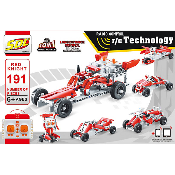 

Радиоуправляемый 3D-Конструктор SDL "Technic" Витязь, 191 деталь