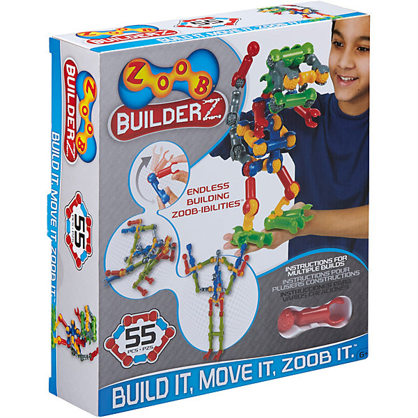 

Контруктор ZOOB "Builder-Z", 55 деталей