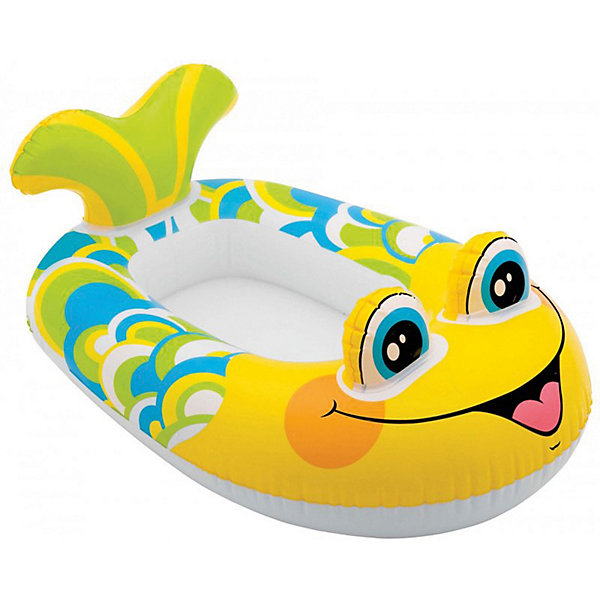 

Надувная лодочка с сидением и со спинкой Intex "Рыбка", Желтый