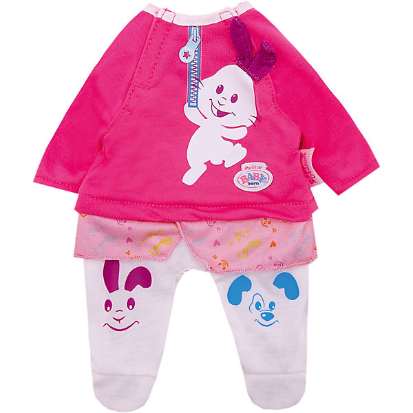 

Одежда для куклы Zapf Creation "My little BABY born" Костюмчик, розовый, Одежда для куклы Zapf Creation "My little BABY born" Костюмчик,